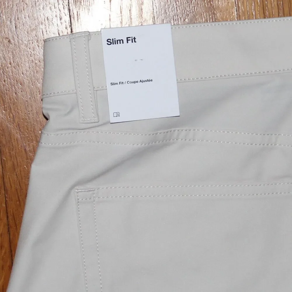 Nike Tour Repel 5-Pocket Golf Pants 36x30 Light Orewood Brown Slim Fit